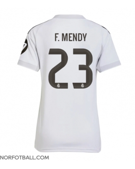 Billige Fotballdrakt Real Madrid Ferland Mendy #23 Replika Hjemmedrakt Dame 2025-26 Kortermet